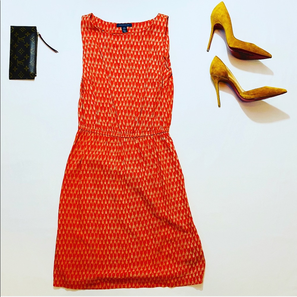 2/$24 Tommy Hilfiger Midi Dress Orange